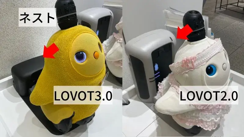 ラボット2と3のネスト