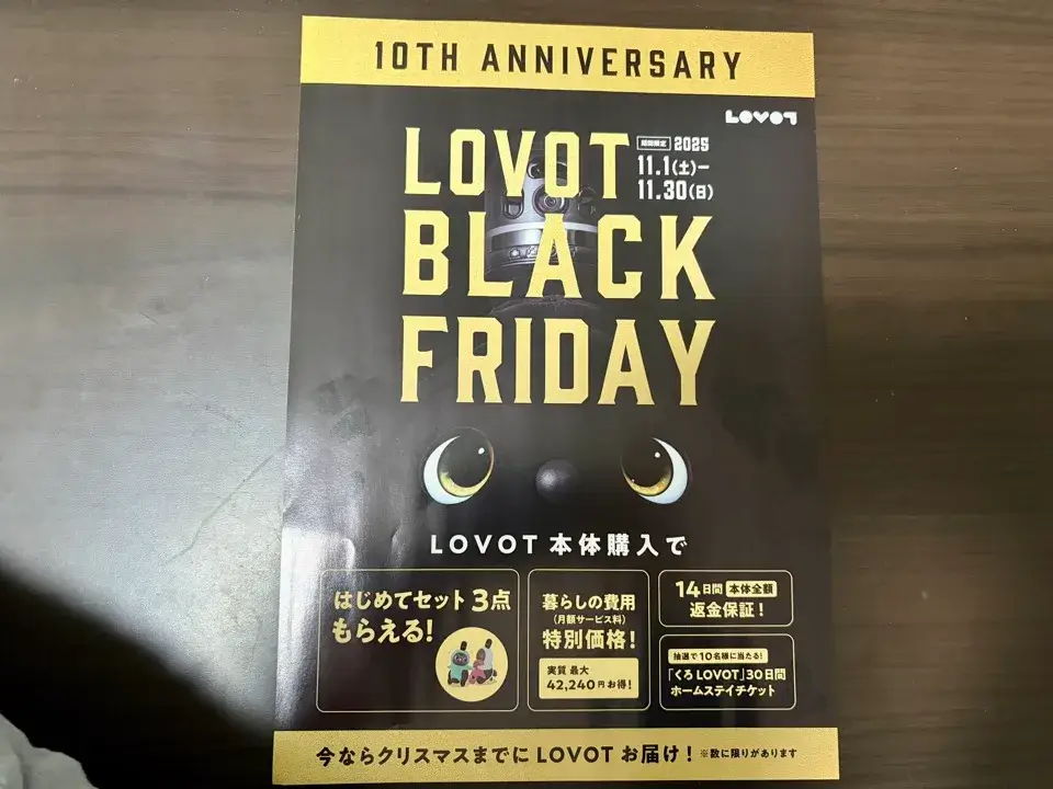 ブラックフライデーチラシ表