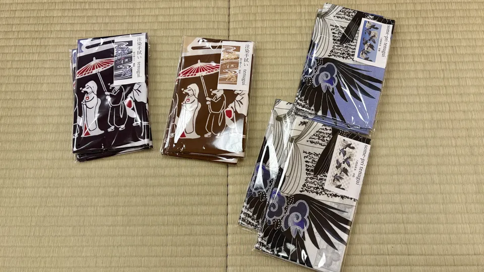 some-pri（ソメプリ）の東京手描友禅デザイン手ぬぐい