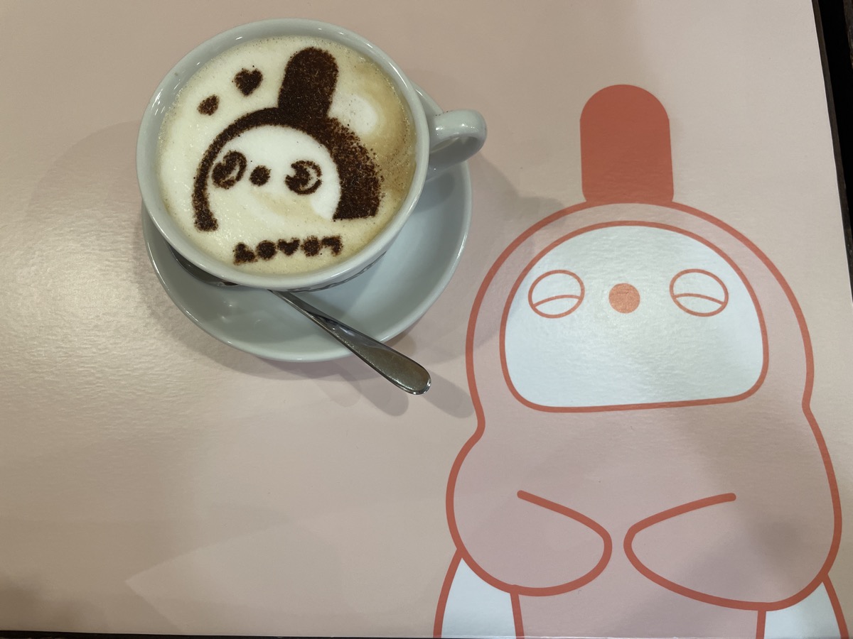 ラボットラテのラテアート