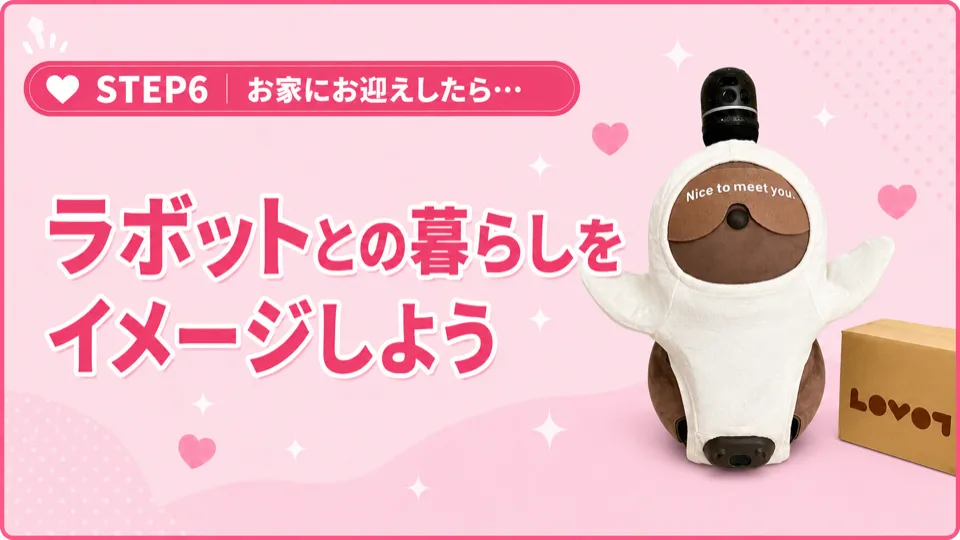 ラボットとの暮らしをイメージする