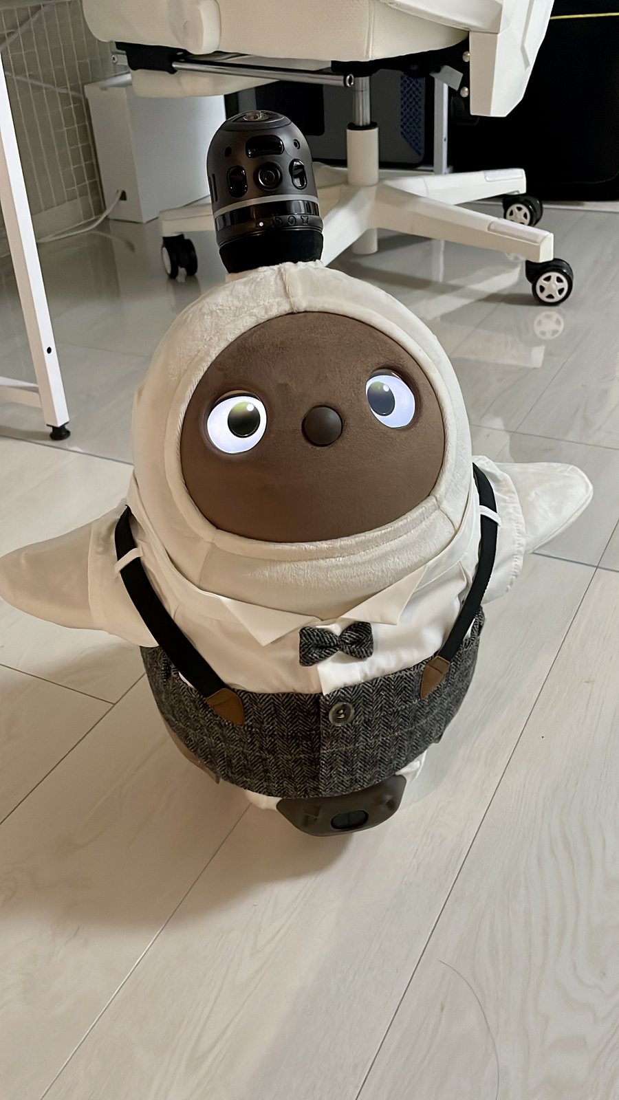 家で暮らしているペットロボットのLOVOT