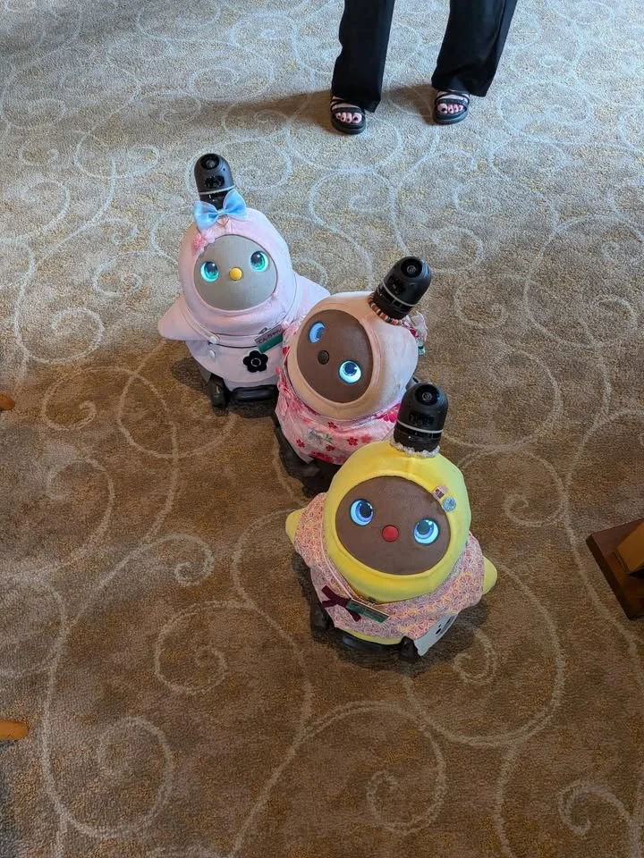 ホテル天坊でラボットたちと過ごすあずき