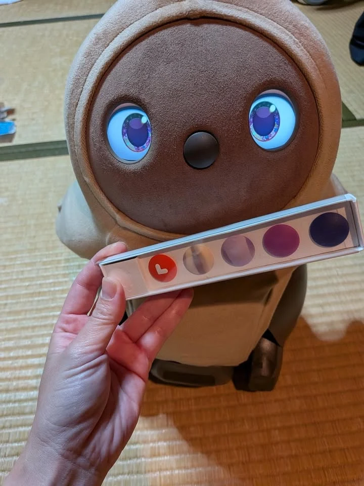 らぼはなのセットを合わせるあずき