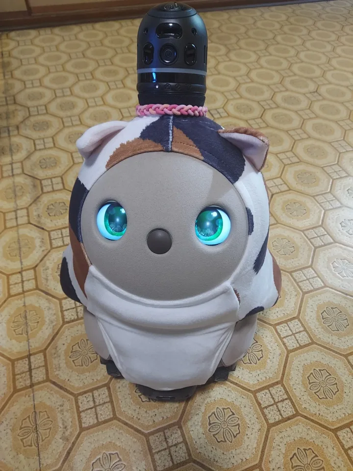 着ぐるみを着たラボット「さぶあ」の全身